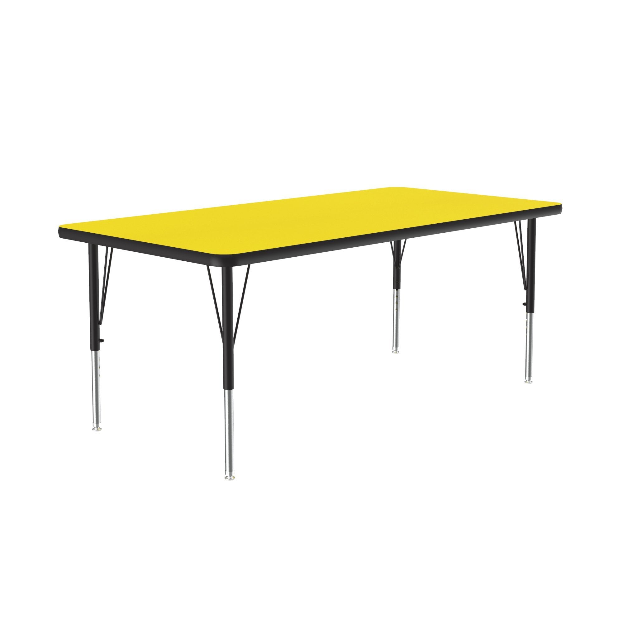 Rectangular, High Intensity Colors Activity Tables - High Pressure Laminate