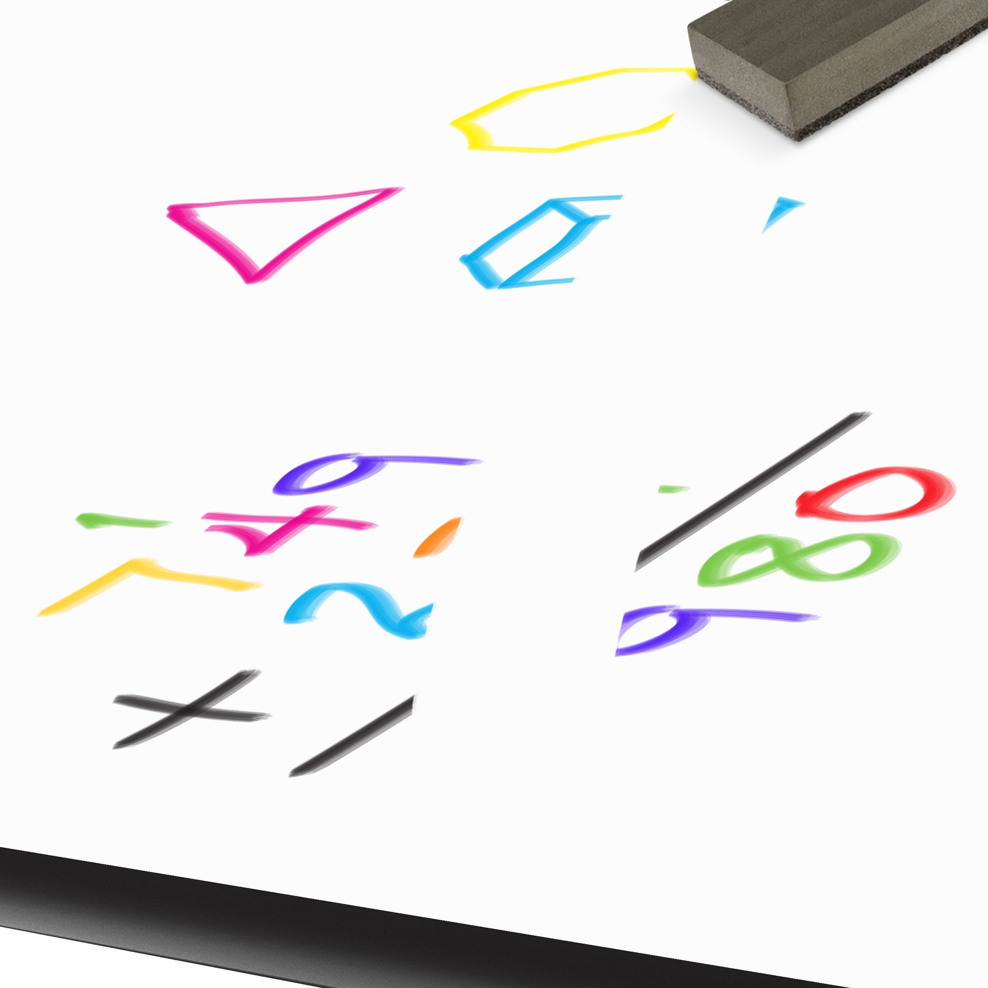 Deluxe Flip Top Nesting Tables — Dry Erase Markerboard, Adjustable Height