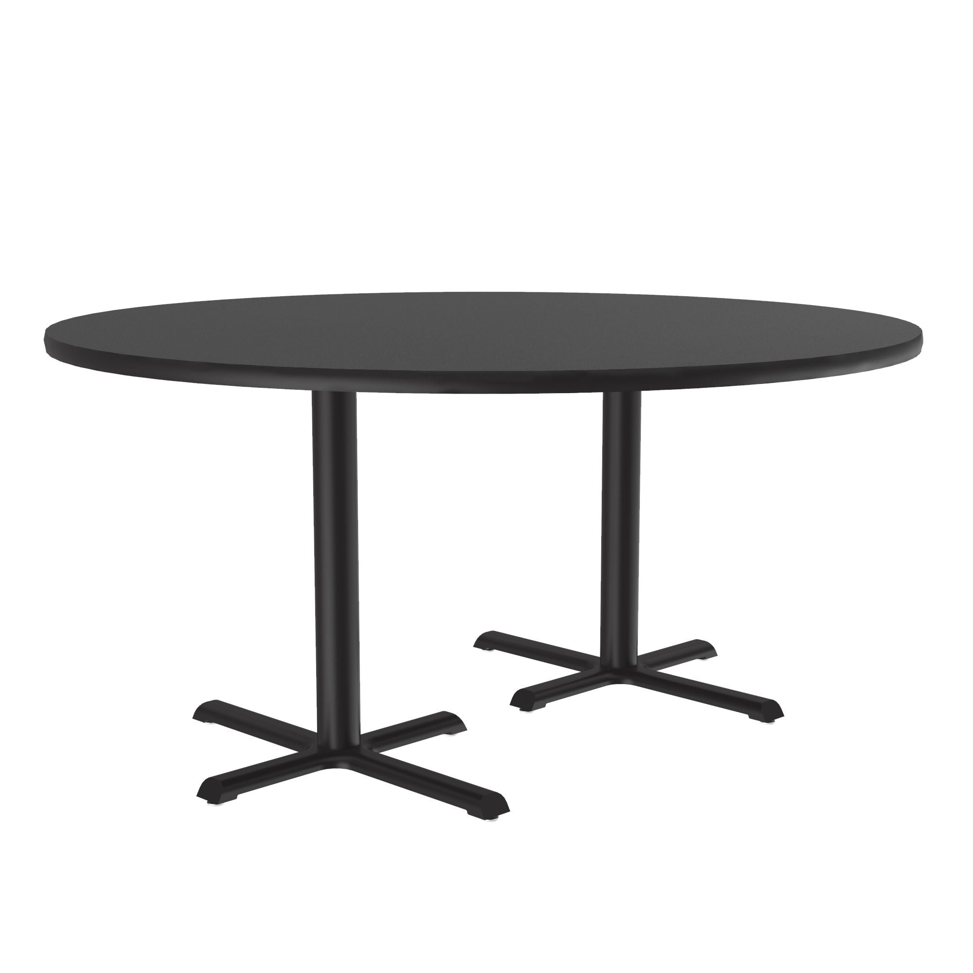 Round, Table Height Café & Breakroom Table — High-Pressure Laminate