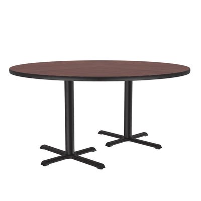 Round, Table Height Café & Breakroom Table — High-Pressure Laminate