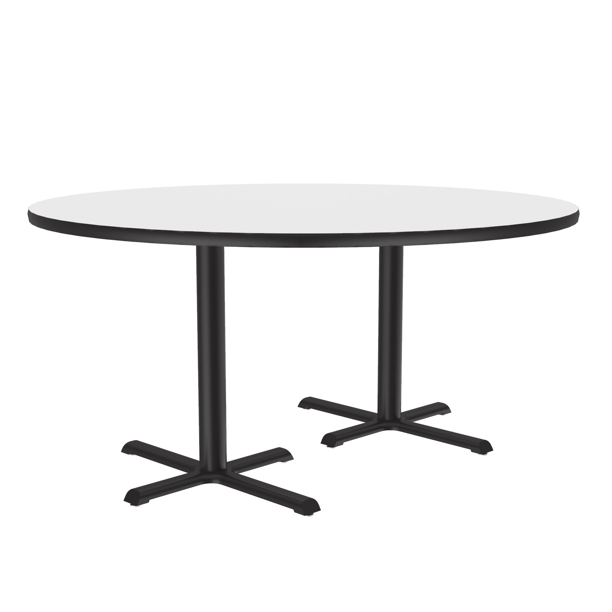 Round, Table Height Café & Breakroom Table — High-Pressure Laminate