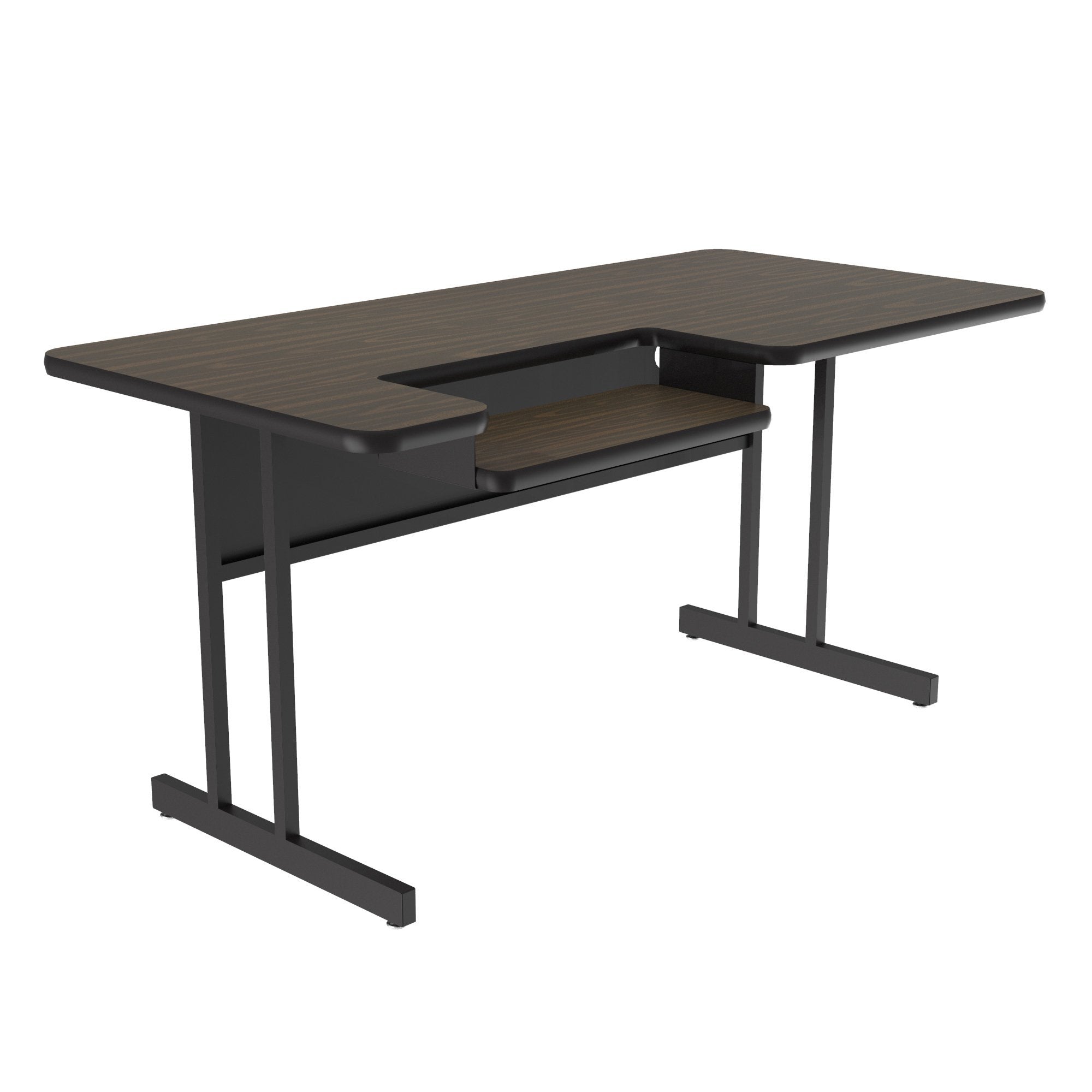 Bi-Level Work Station and Student Desk - Thermal Fused Laminate