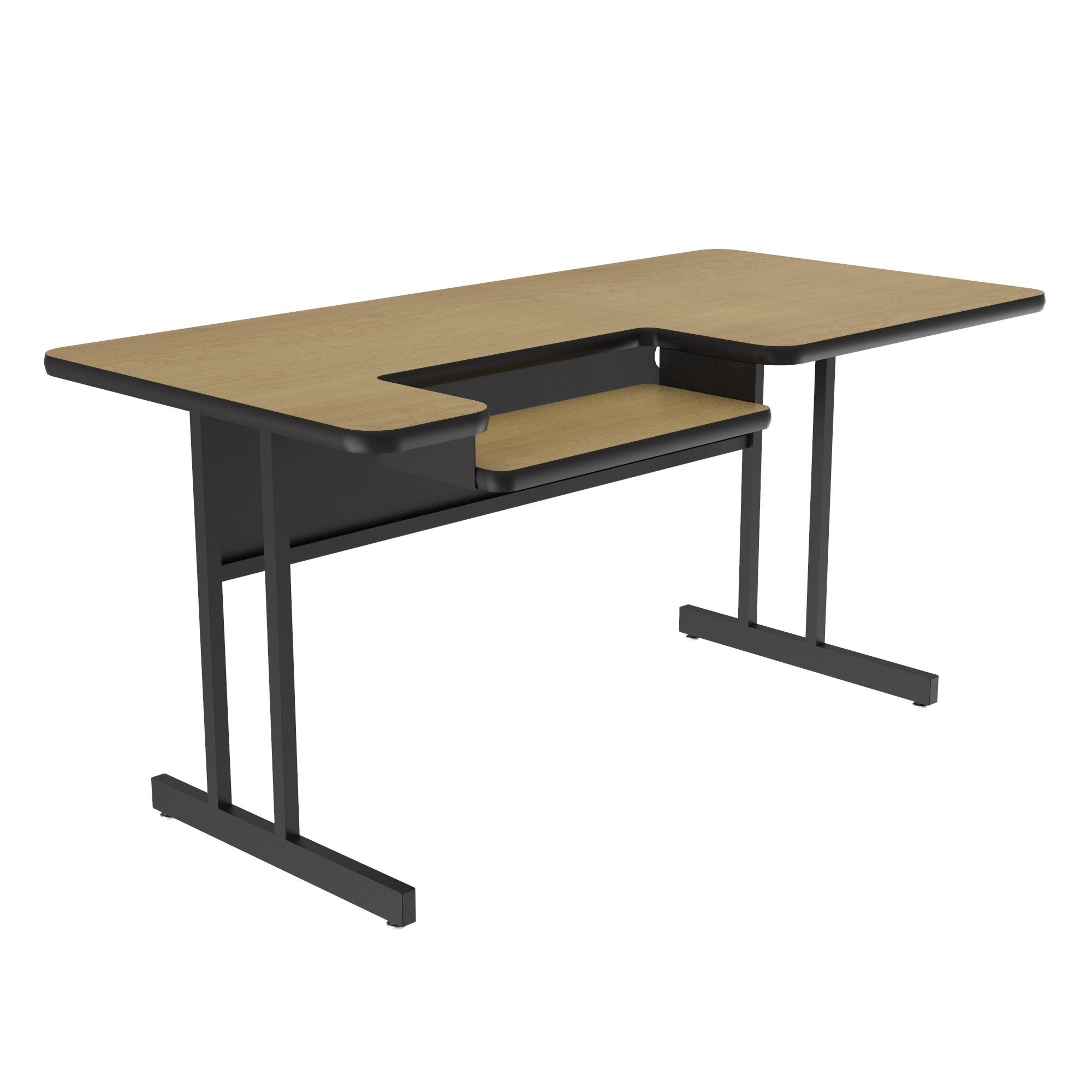 Bi-Level Work Station and Student Desk - High-Pressure Laminate