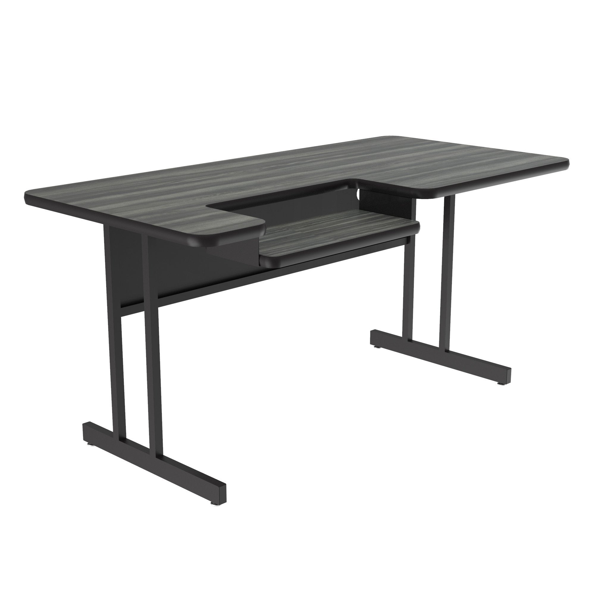 Bi-Level Work Station and Student Desk - High-Pressure Laminate