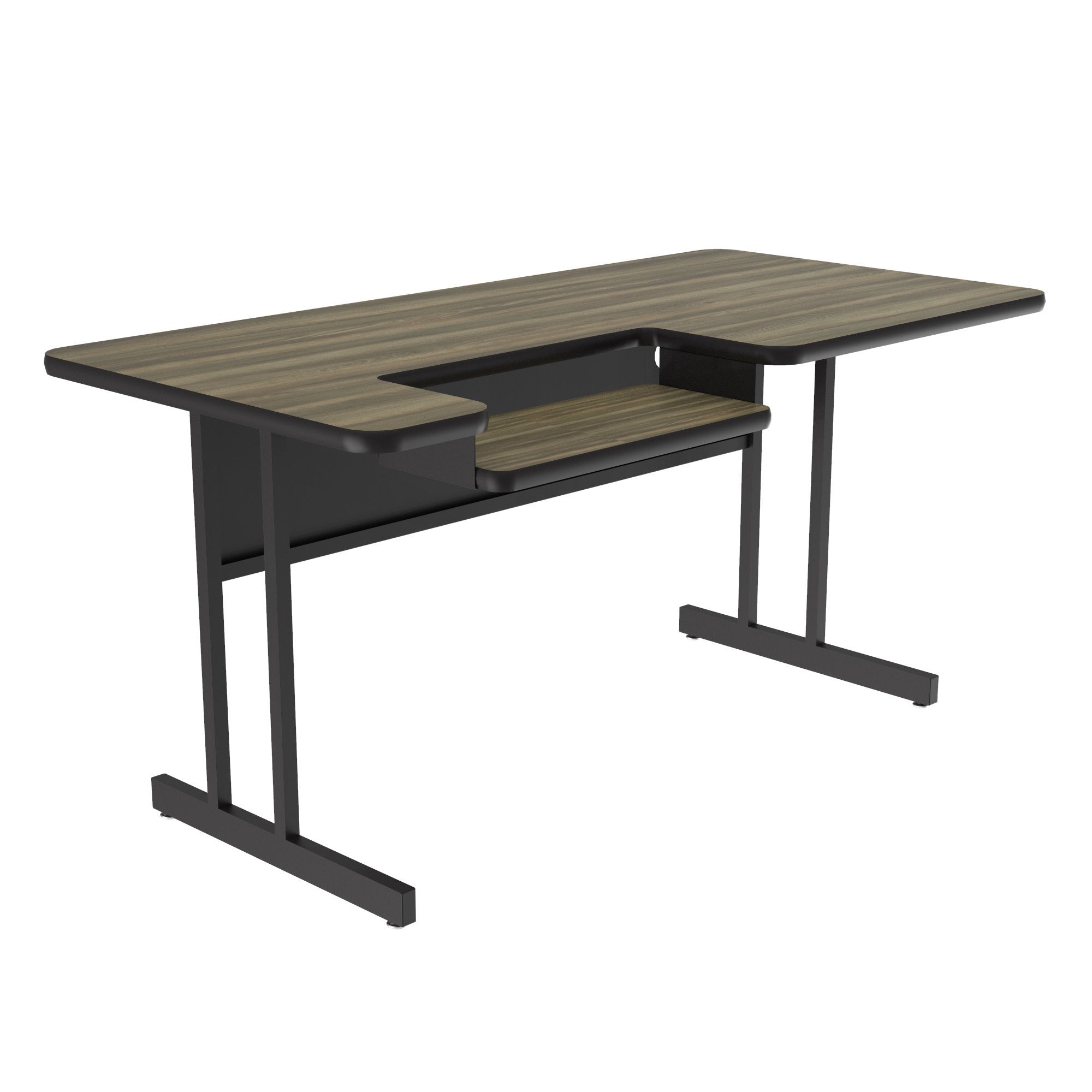 Bi-Level Work Station and Student Desk - High-Pressure Laminate