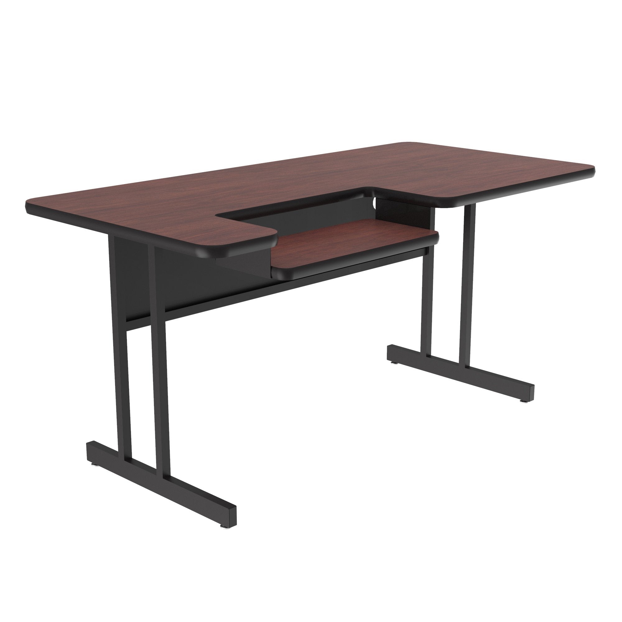 Bi-Level Work Station and Student Desk - High-Pressure Laminate