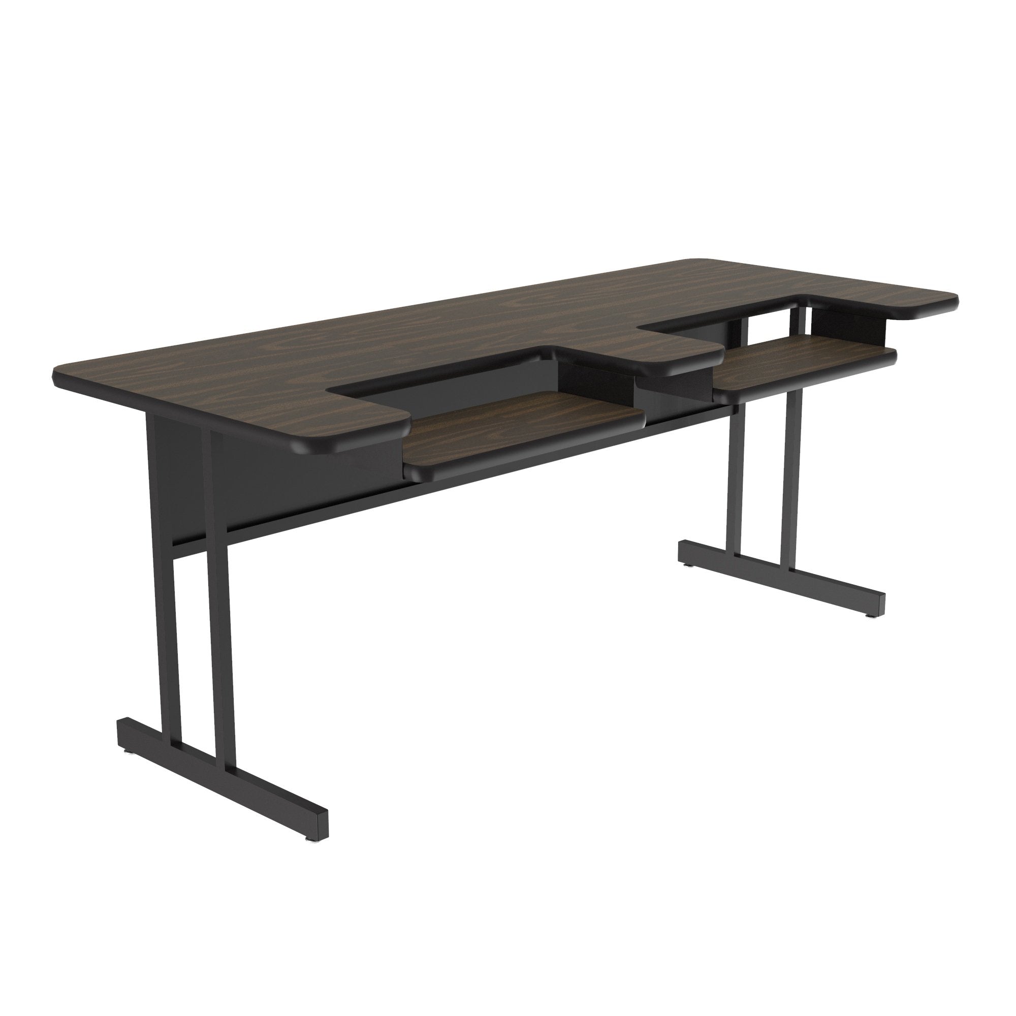 Bi-Level Work Station and Student Desk - Thermal Fused Laminate