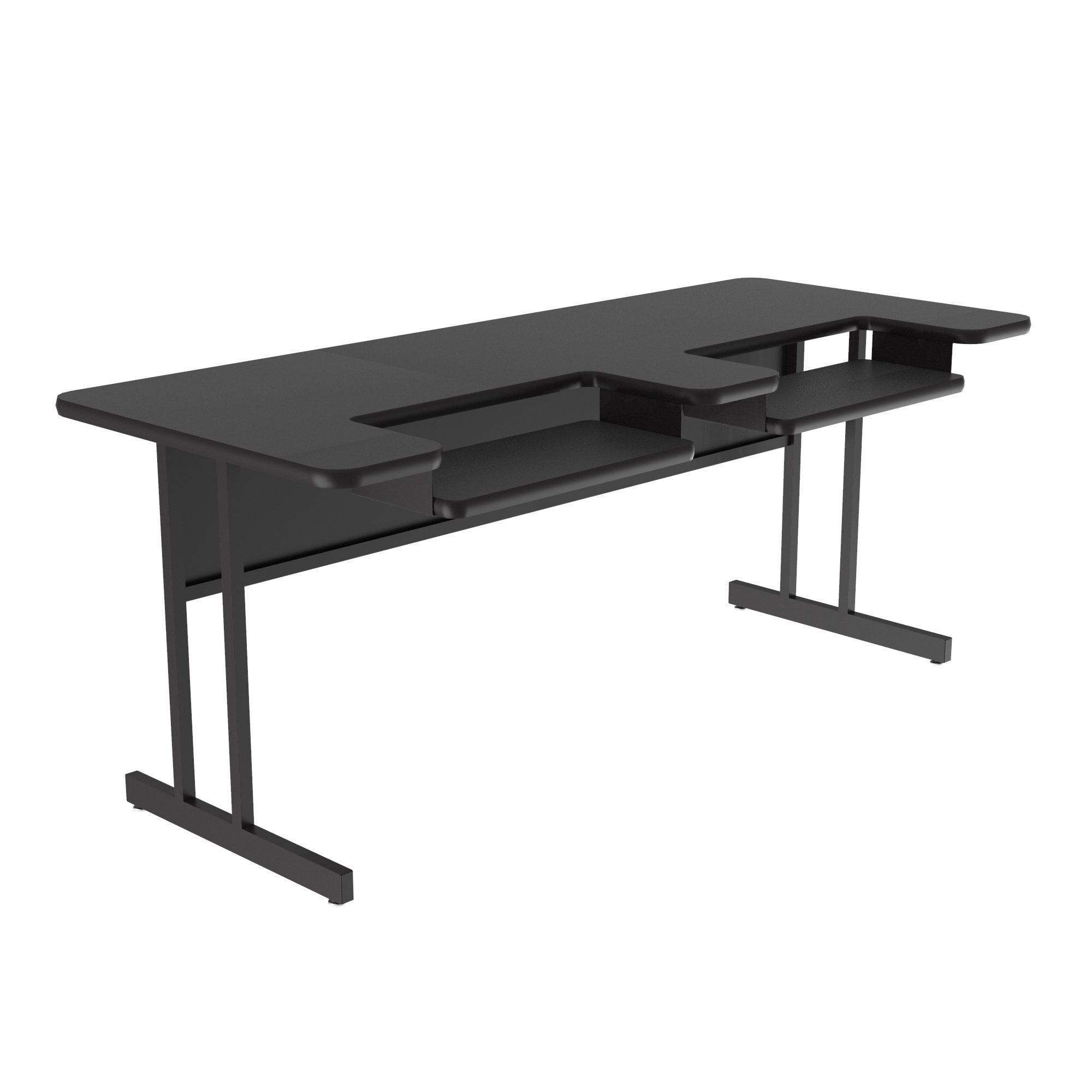Bi-Level Work Station and Student Desk - Thermal Fused Laminate