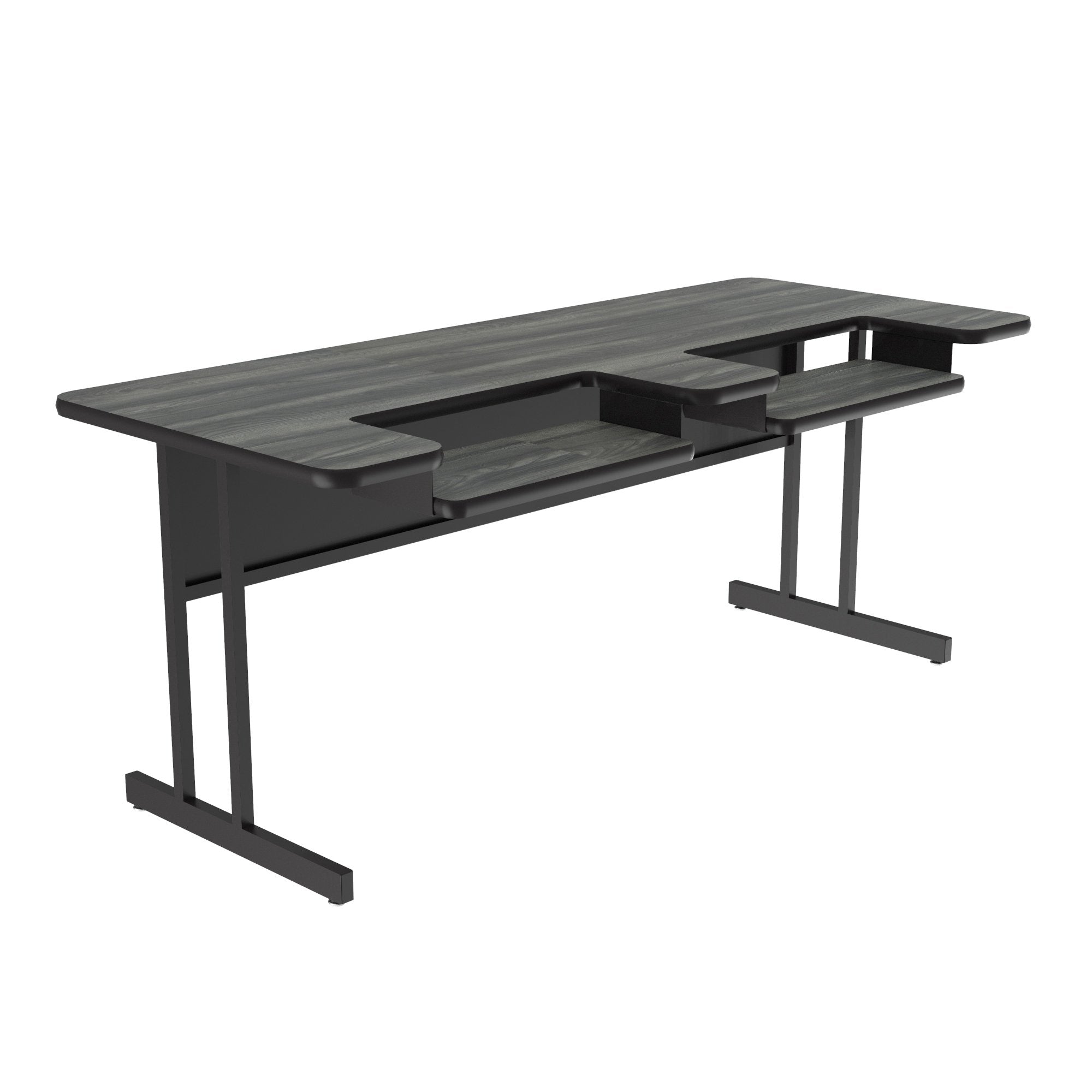 Bi-Level Work Station and Student Desk - High-Pressure Laminate