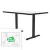 All Table Height Café & Breakroom Table - Dry Erase Markerboard