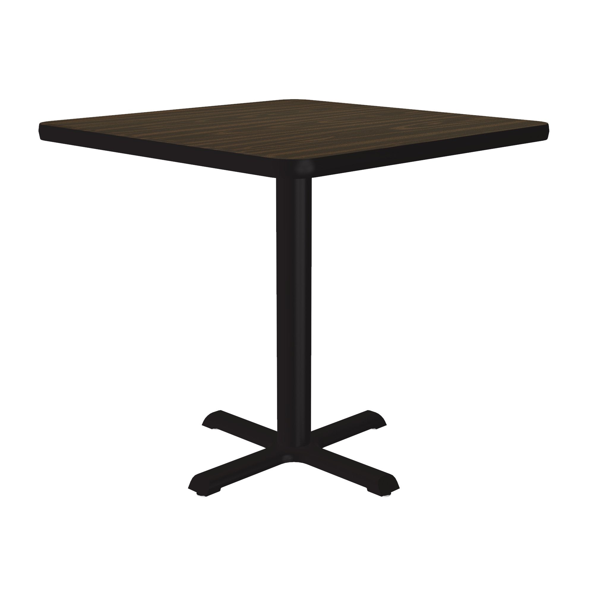 THE CAFE TABLE Black Steel 4pin φ100 Linear Café Table | Modern Outdoor Furniture
