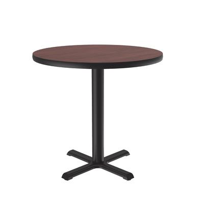 Round, Table Height Café & Breakroom Table — High-Pressure Laminate