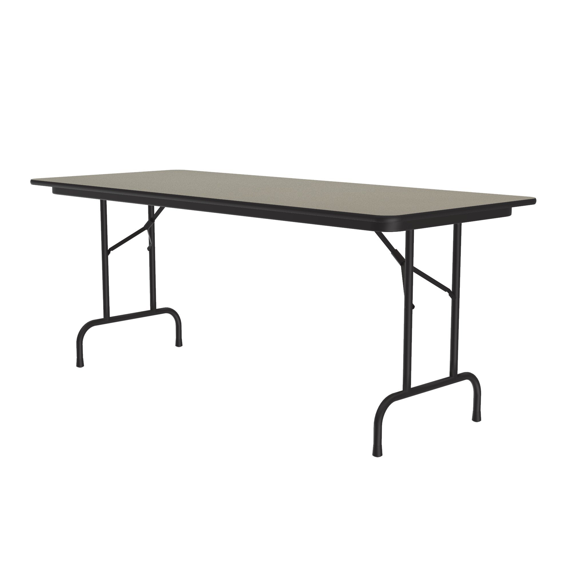 Commercial High-Pressure Folding Tables, Standard Height – Stone Look Laminate