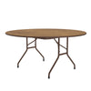 Commercial High-Pressure Folding Tables, Standard Height — Wood Grain Tops