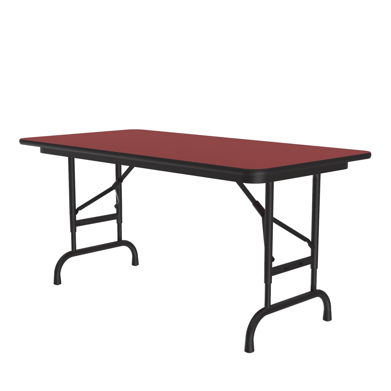 Commercial High-Pressure Folding Tables, Adjustable Height — High Intensity Colors
