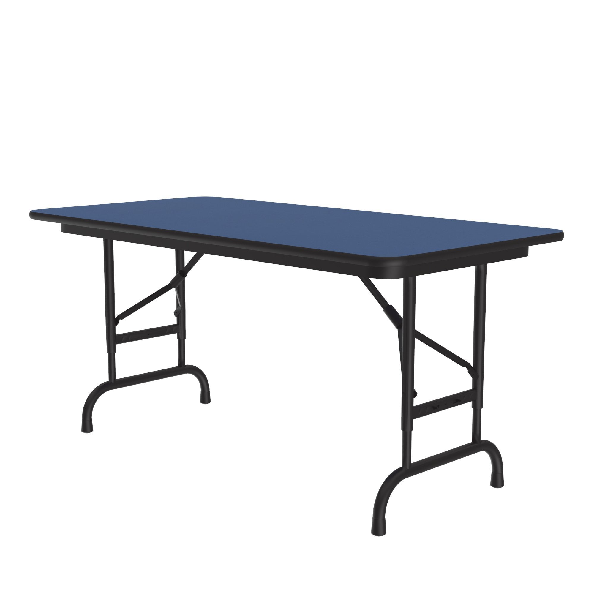 Commercial High-Pressure Folding Tables, Adjustable Height — High Intensity Colors