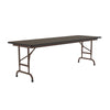 Thermal Fused Laminate Folding Tables, Adjustable Height