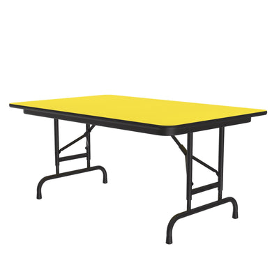 Commercial High-Pressure Folding Tables, Adjustable Height — High Intensity Colors