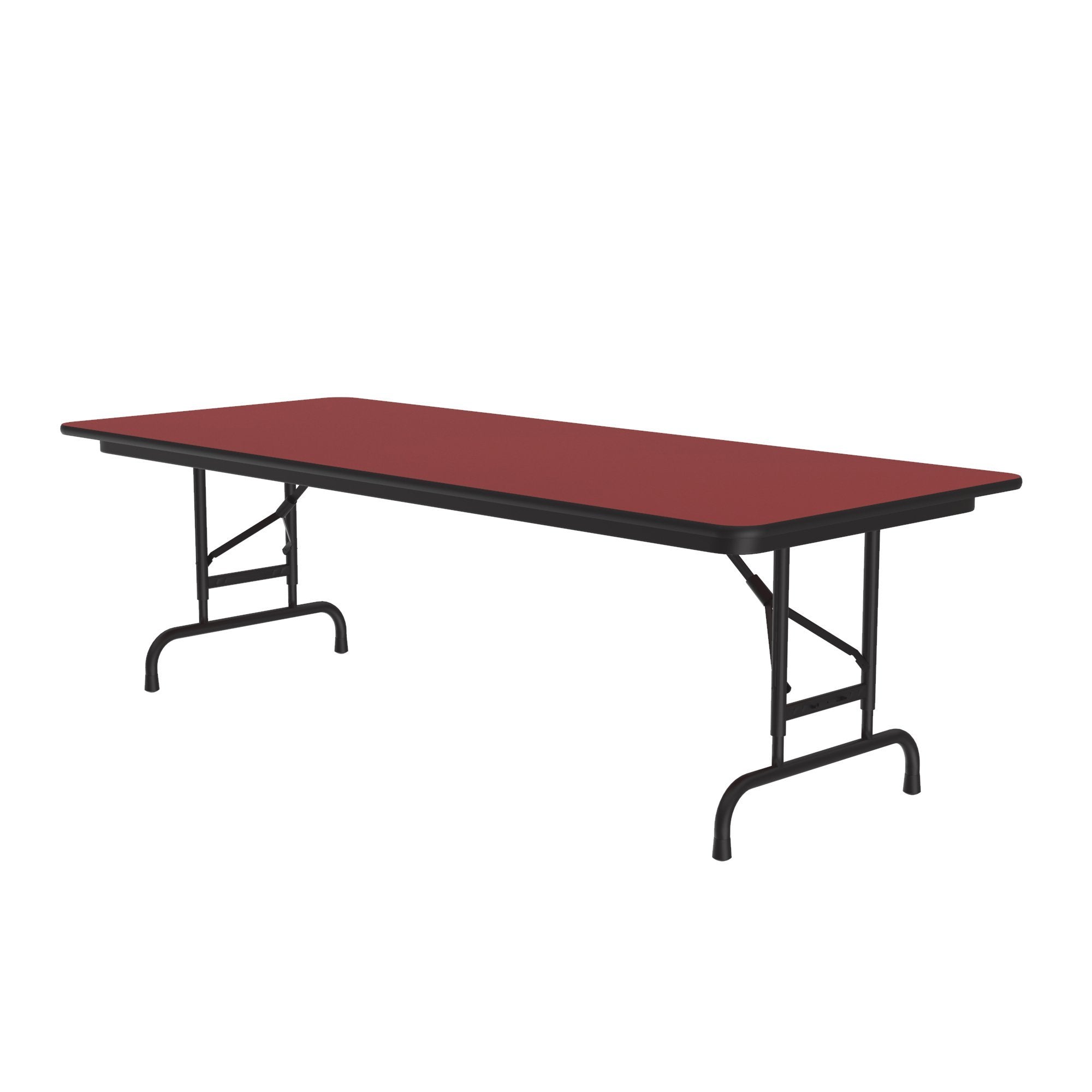 Commercial High-Pressure Folding Tables, Adjustable Height — High Intensity Colors