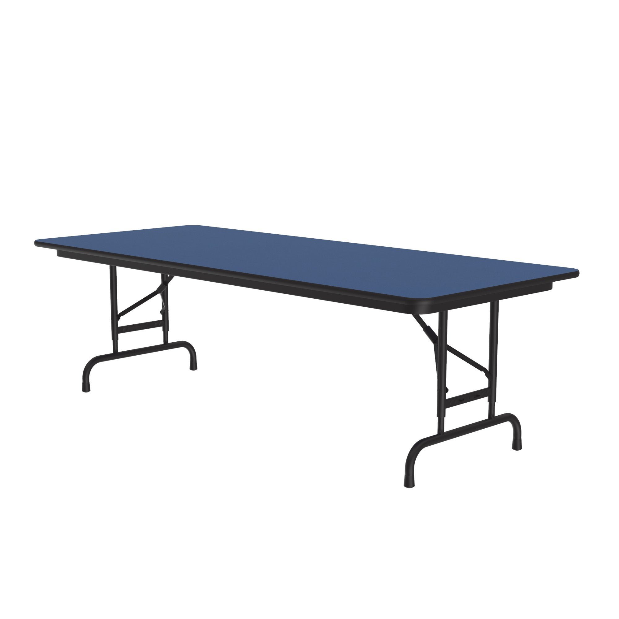 Commercial High-Pressure Folding Tables, Adjustable Height — High Intensity Colors