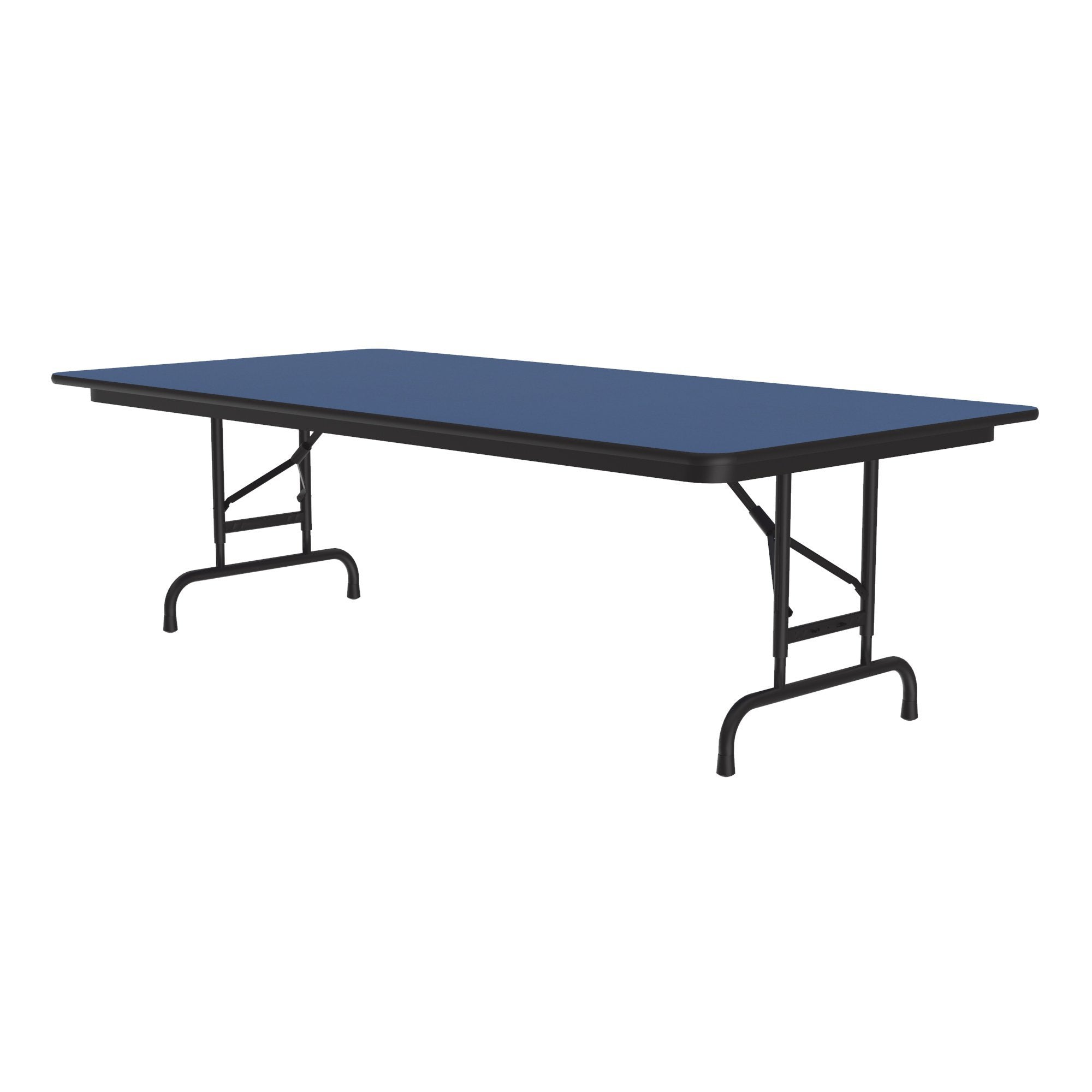 Commercial High-Pressure Folding Tables, Adjustable Height — High Intensity Colors