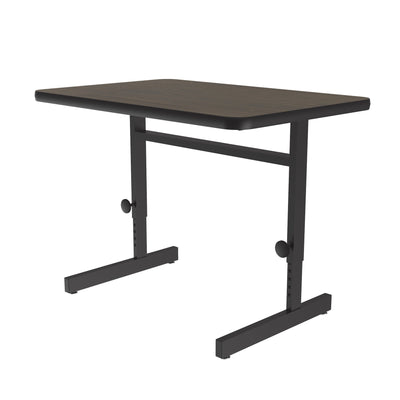 Adjustable Height Work Station and Student Desk - Thermal Fused Laminate