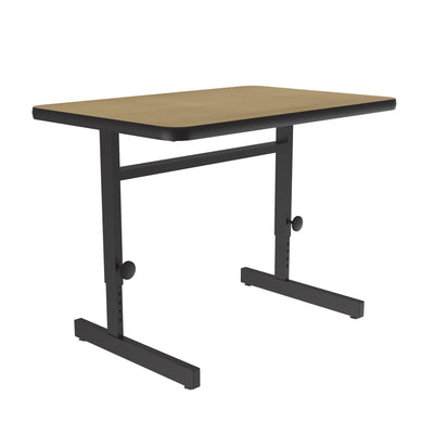 Adjustable Height Work Station and Student Desk - High-Pressure Laminate