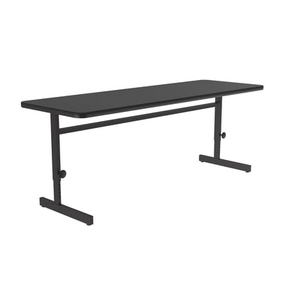 Adjustable Height Work Station and Student Desk - Thermal Fused Laminate