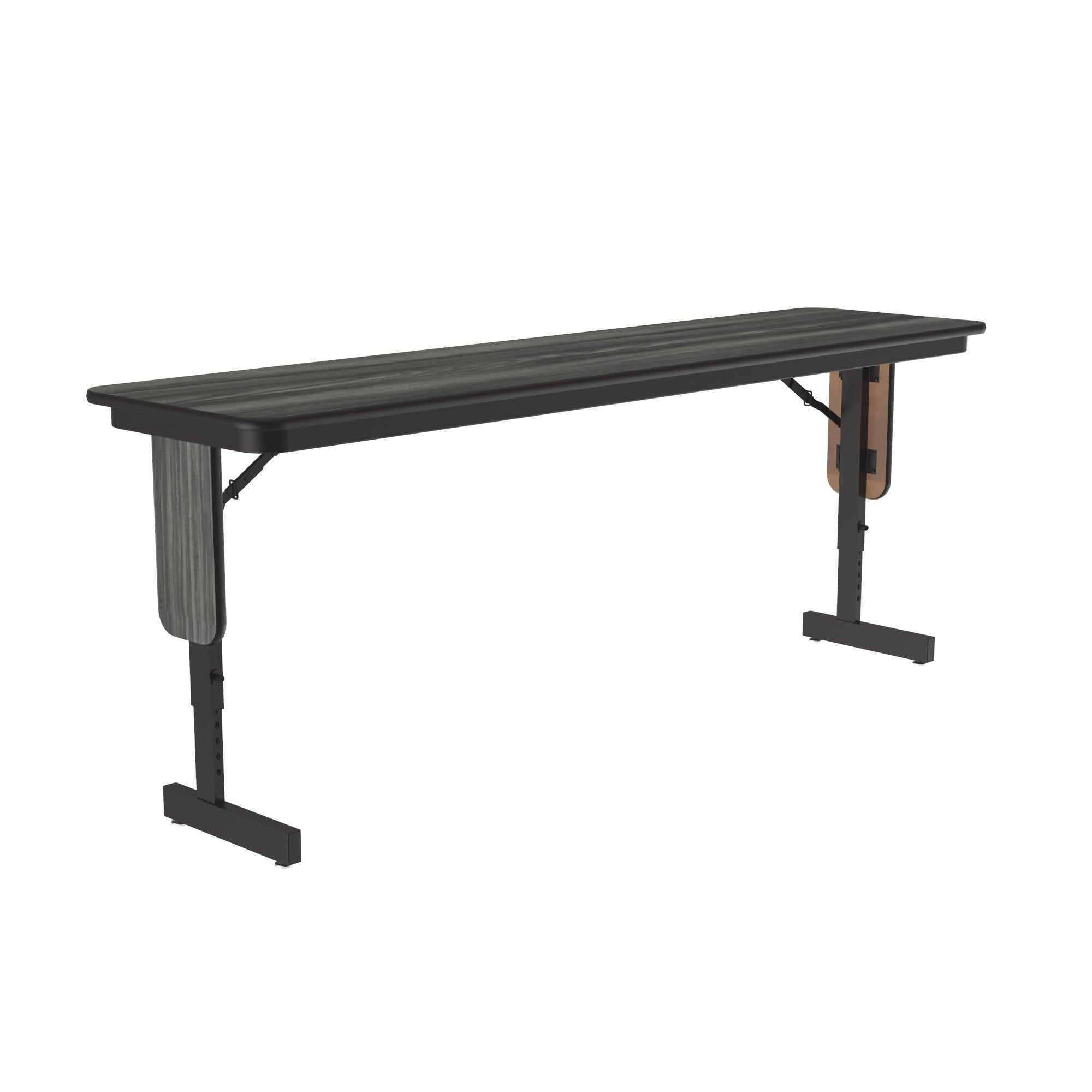 Panel Leg Folding Seminar Table - Adjustable Height- High-Pressure Laminate
